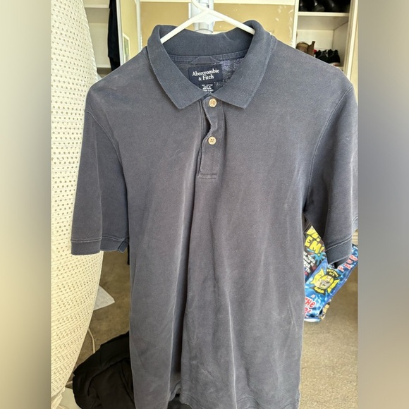 abercrombie and fitch men's button shirt medium Blue Collared NWOT Preppy - Picture 1 of 10